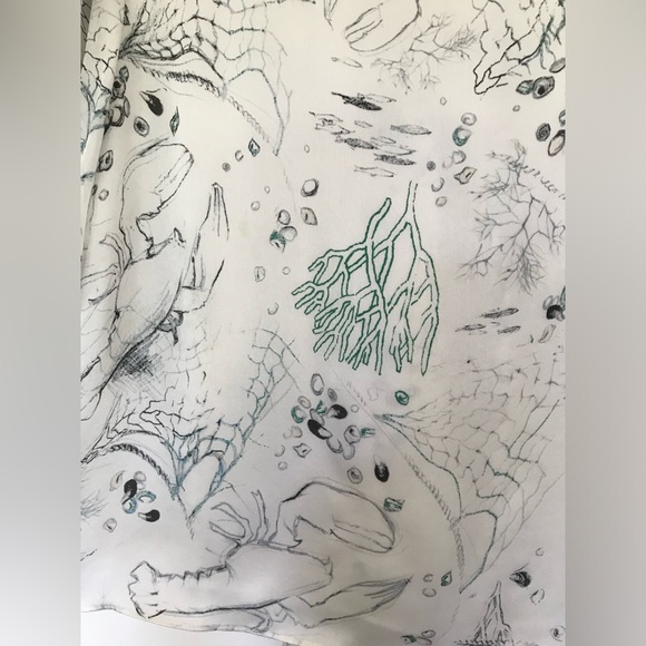 Club Monaco silk cropped top - Picture 4 of 16